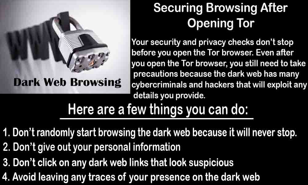 Securing Browsing After Opening Tor