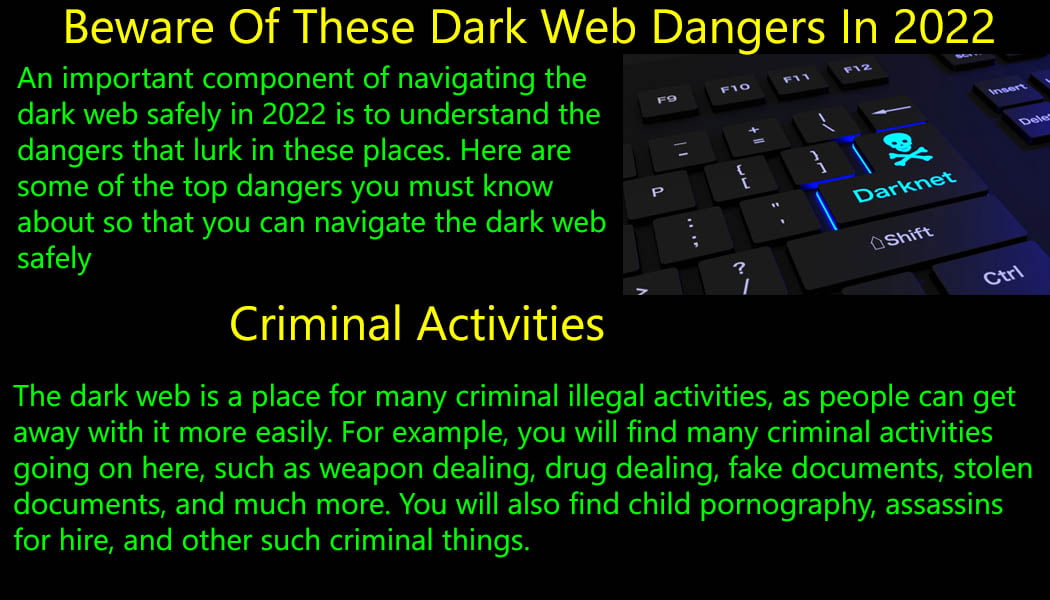 Beware Of These Dark Web Dangers In 2022