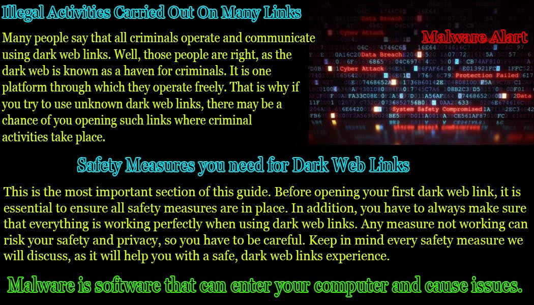 Safety Measures You Need For Dark Web Links