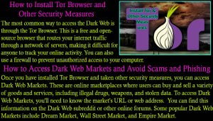 How to Install Tor Browser and Other Security Measures