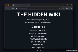 Authentic Hidden Wiki .onion version with update info and legit sections