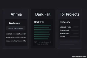 Comparison of Ahmia, Dark.Fail, and Tor Directory Projects — three trusted Hidden Wiki alternatives in 2025